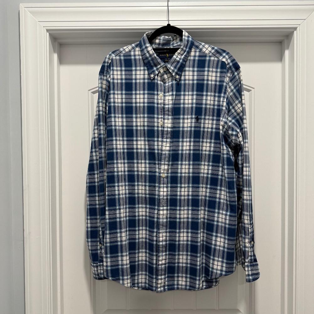 Polo Ralph Lauren Indigo Oxford Shirt Men XL